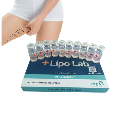 10 زجاجات / علبة محلول تحلل الدهون لخفض الدهون Ppc Lipo Lab تذويب الدهون
