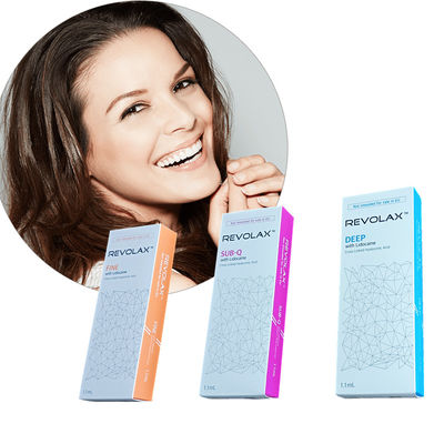 1.1ml 24mg / Ml Revolax Dermal Filler غرامة مكافحة الشيخوخة عن طريق الحقن حمض الهيالورونيك
