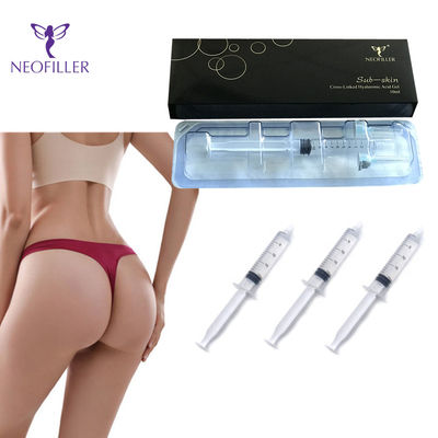 24mg / ml 10ml 20ml حمض الهيالورونيك حشو الثدي حقن جل حمض الهيالورونيك الجلدي