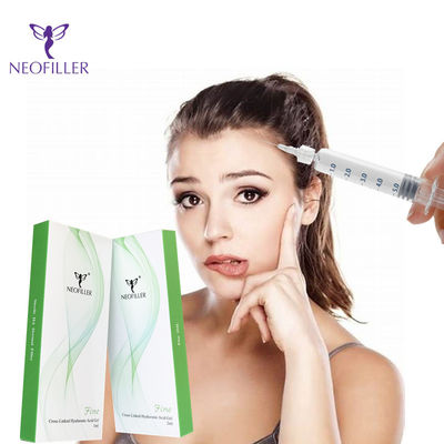 24Mg / Ml Hyaluron Filler Injection الخدود الحشو تعزيز الشفاه الرقيقة
