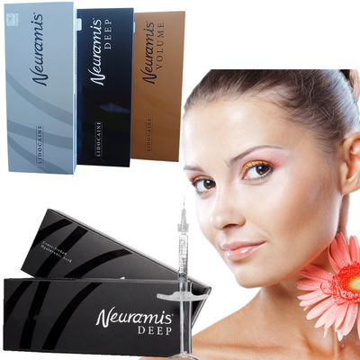20ml / Mg حمض الهيالورونيك Neuramis حشو جلدي للوجه أطول حشوات للوجه تدوم طويلاً
