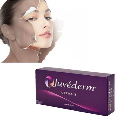 Hyaluronic Dermal Juvederm Ultra 3 Lip Filler الوجه الدقيق لحشو الخد