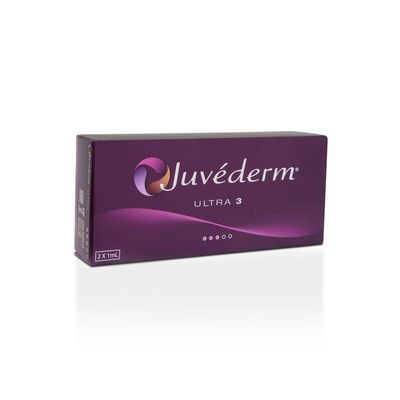 Hyaluronic Dermal Juvederm Ultra 3 Lip Filler الوجه الدقيق لحشو الخد
