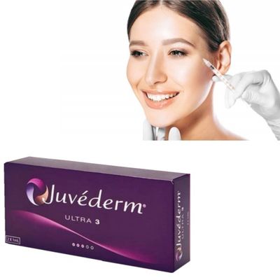 Hyaluronic Dermal Juvederm Ultra 3 Lip Filler الوجه الدقيق لحشو الخد