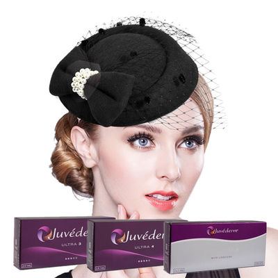 HA Gel Juvederm Dermal Filler HA Gel 2ml Cross Linked Ha Filler للخدود المضادة للشيخوخة