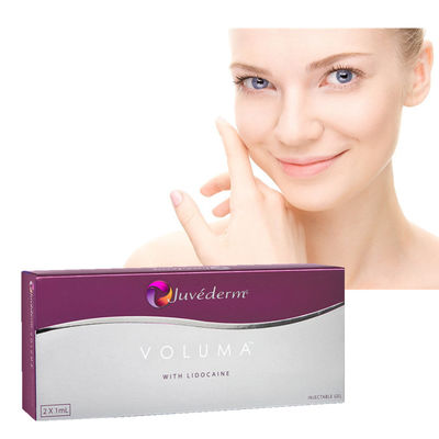 2 × 1 مل حشو جلدي جوفيديرم مضاد للشيخوخة Voluma HA Juvederm لمنطقة الذقن