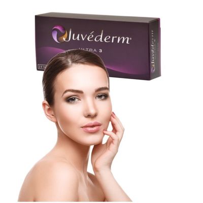 حشو جلد الذقن Juvederm Lip Injections هلام شفاف حشو للثديين