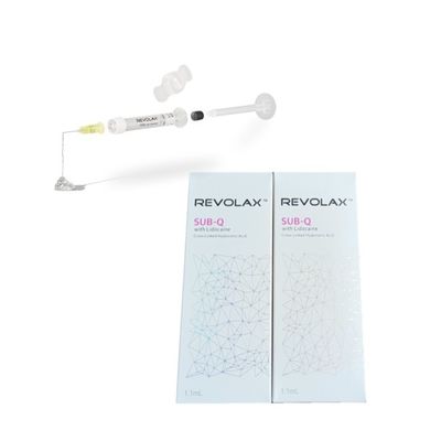 Cross Linking Ha Revolax Dermal Filler 1.1 مللي حقن حمض الهيالورونيك ضد الشيخوخة