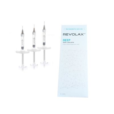 Cross Linking Ha Revolax Dermal Filler 1.1 مللي حقن حمض الهيالورونيك ضد الشيخوخة