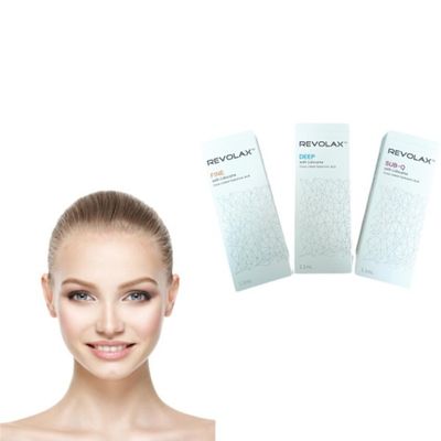 حقنة رفيعة عميقة Revolax Dermal Filler هيالورونيك أسيد فيلر 24 مجم / مل