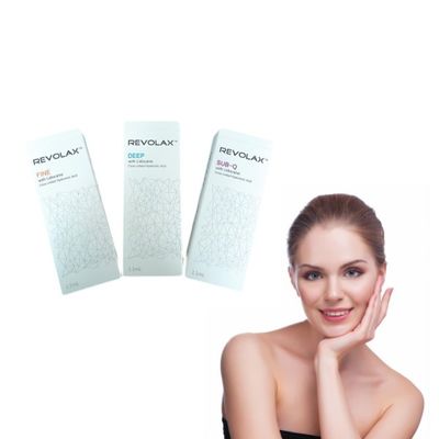 حقنة رفيعة عميقة Revolax Dermal Filler هيالورونيك أسيد فيلر 24 مجم / مل