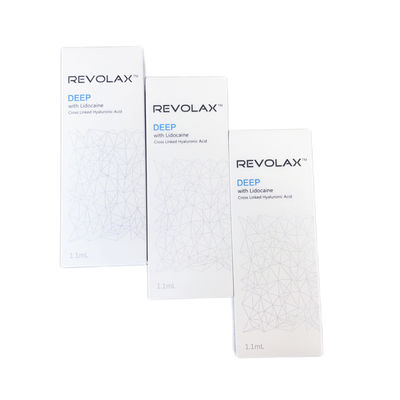 1.1 مللي خط للوجه يستعيد الشباب Revolax Dermal Filler عبر حمض الهيالورونيك المرتبط