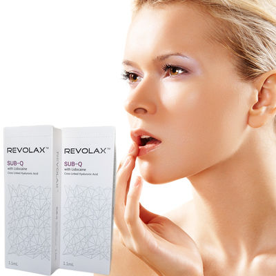 1.1 مللي خط للوجه يستعيد الشباب Revolax Dermal Filler عبر حمض الهيالورونيك المرتبط