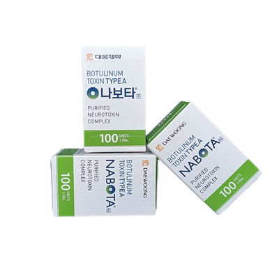 حقن النبوتا للوجه رقيق للوجه 100 وحدة من البوتوكس لإزالة تجاعيد الجبين ISO