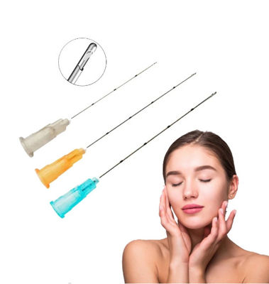 يمكن التخلص منها Micro Monoject Blunt Cannula للحشوات الجلدية 21g 50mm 70mm
