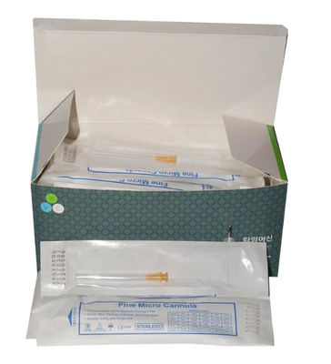 يمكن التخلص منها Micro Monoject Blunt Cannula للحشوات الجلدية 21g 50mm 70mm