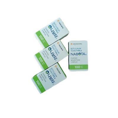 100 IU NABOTA Injection Anti Aging Botulinum Toxin Type A مضاد للتجاعيد