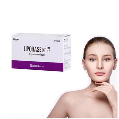 مسحوق مجفف بالتجميد حقن ليبوراز أبيض كوريا الوجه Hyaluronidase Filler Dissolver