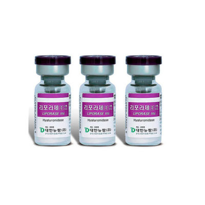 مسحوق مجفف بالتجميد حقن ليبوراز أبيض كوريا الوجه Hyaluronidase Filler Dissolver
