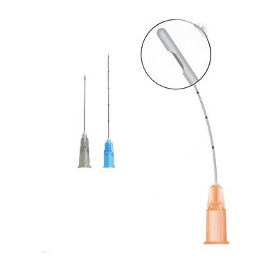CE Beauty Blunt Cannula Needle 25g * 50mm 18g * 70mm اثنان من الإبر