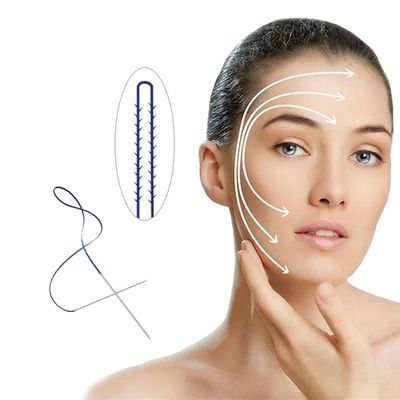PCL Pdo الحاجب رفع الوجه خيوط شد الوجه 4d 6d أحادية المسمار 30 جرام 25 مللي متر