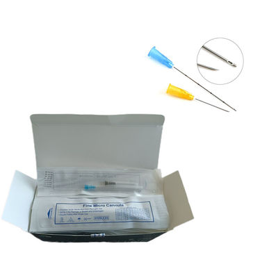 غرامة مرنة بلانت طرف قنية حشو طرف بلانت إبرة Microcannula للحشو