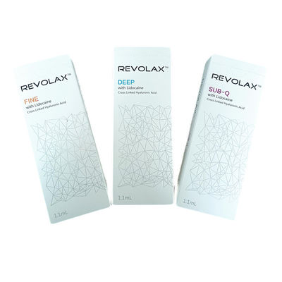 Cross Linked 24mg / Ml Revolax Fine Deep Sub-Q حشو حمض الهيالورونيك