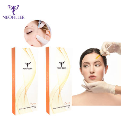 Neofiller Hyaluronic Acid Dermal Filler Derm Cross مرتبط للشفاه عن طريق الحقن
