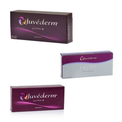 Ultra3 Ultra4 Juvederm Voluma Dermal Filler Injection للتجاعيد العميقة
