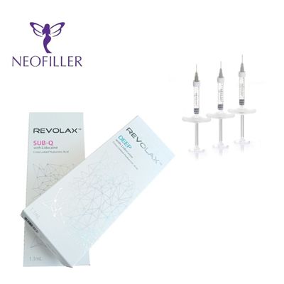 الوجه Revolax Dermal Filler لبشرة ناعمة الملمس / استعادة الحجم