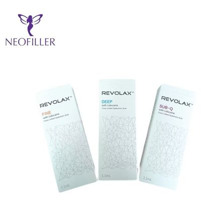 الوجه Revolax Dermal Filler لبشرة ناعمة الملمس / استعادة الحجم