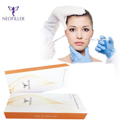 عمق الحقن الشفاف حمض الهيالورونيك حشو جلدي 1ml 2ml 10ml 20ml