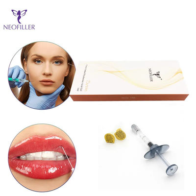 عمق الحقن الشفاف حمض الهيالورونيك حشو جلدي 1ml 2ml 10ml 20ml
