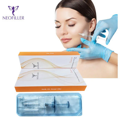 عمق الحقن الشفاف حمض الهيالورونيك حشو جلدي 1ml 2ml 10ml 20ml