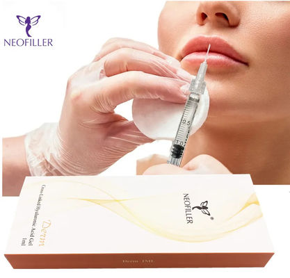 الحمض الهيالوروني كملء جلدي لتكبير الشفاه في الوجه والأنف 24mg/ml
