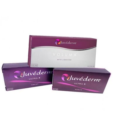 السلامة Juvederm Ultra Plus Filler 1ml 2Syringes Hyaluronic Acid Gel للحقن لتشكيل الوجه وتقليل التجاعيد