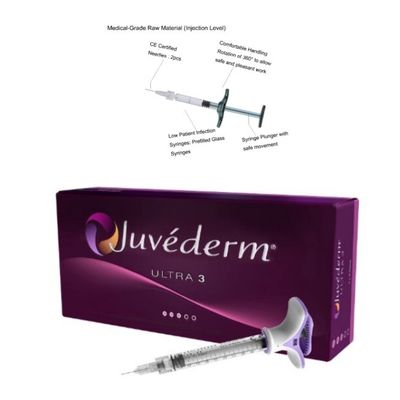 غيل حمض الهيالورونيك Juvederm حشو جلدي 6-9 أشهر تأثير