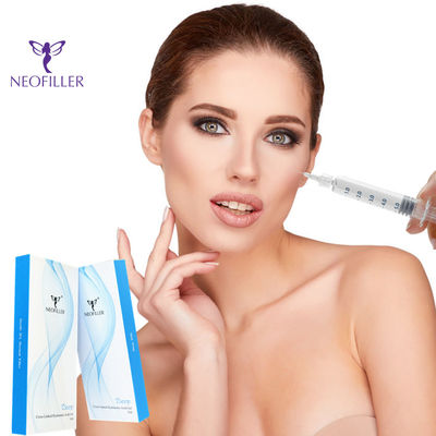 الحمض الهيالوروني الطبيعي 24mg/ml حشو جلدي للاستحمام تحت الجلد