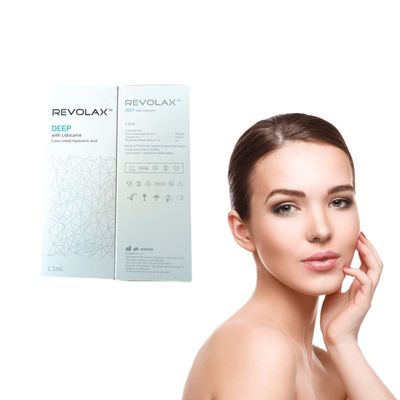 Revolax 1.1ml حمض الهيالورونيك حشو جلدي ناعم عميق Subq للتنعيم والحشو
