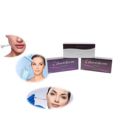 حشو جلدي متقاطع من حمض الهيالورونيك Juvederm Ultra3 Ultra4 Voluma ظروف التخزين تجنب التجميد جل قابل للحقن لاستعادة حجم الوجه