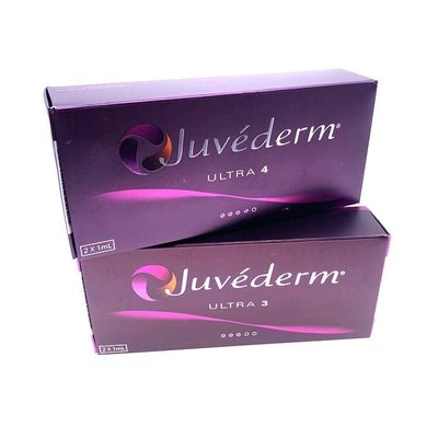 2 × 1 مل Juvederm Ultra 4 حمض الهيالورونيك الحامض الجلدي