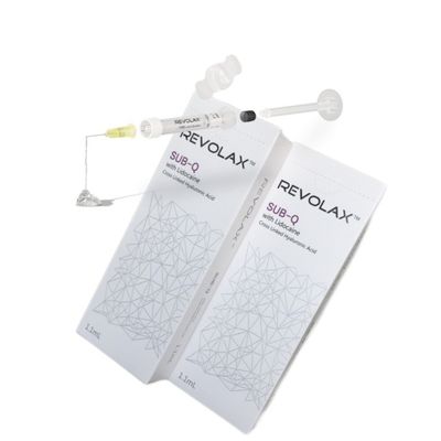 1.1ml ملء الشفاه الجلدية Revolax عميقة دقيقة Sub-Q لمكافحة التجاعيد حمض الهيالورونيك الحقن