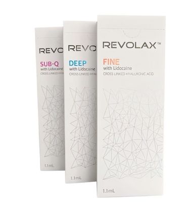 1.1ml ملء الشفاه الجلدية Revolax عميقة دقيقة Sub-Q لمكافحة التجاعيد حمض الهيالورونيك الحقن