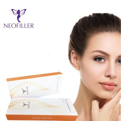 24mg-ml 2ml المحقنة الجلدية حمض الهيالورونيك الحامض الجلدي المحقق جيل تجديد الوجه