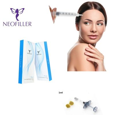 مادة Neofiller 5ml حمض الهيالورونيك حشوة جلدية 24mg-ml حقنة جيل قابلة للتحقق تعزيز تجديد الوجه