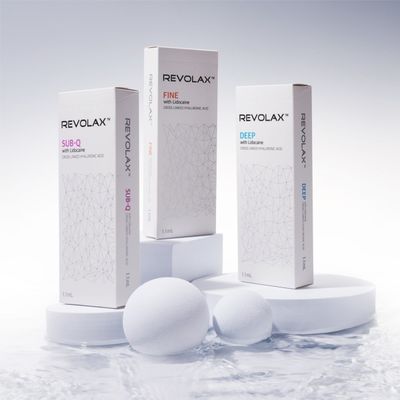 نتائج طويلة الأمد مع Revolax Dermal Filler 6-12 شهراً مدة تأثير