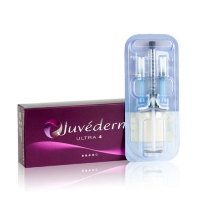 حشو الجلد المضاد للشيخوخة Juvederm 2 × 1ml تغليف مع Ultra3 Ultra4 حجم حمض الهيالورونيك الهشاشة