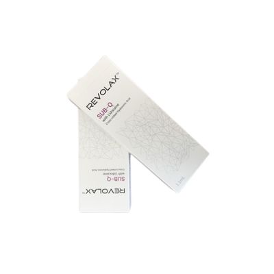 ريفولاكس حشو الجلد بحمض الهيالورونيك لمدة 6-12 شهراً ومدة الصلاحية لمدة 2 سنوات في عبوة الحقنة