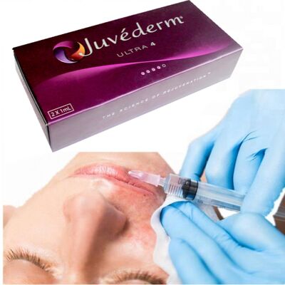 جسم الوجه Juvederm حشو جلدي حمض الهيالورونيك المرتبط بالعبر حل لزيادة الحجم الطبيعي