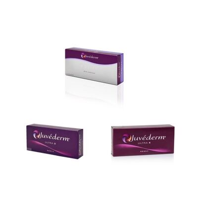 شكل الخد Juvederm الحشو الجلوي حمض الهيالورونيك جيل حقن صيغة استعادة الحجم